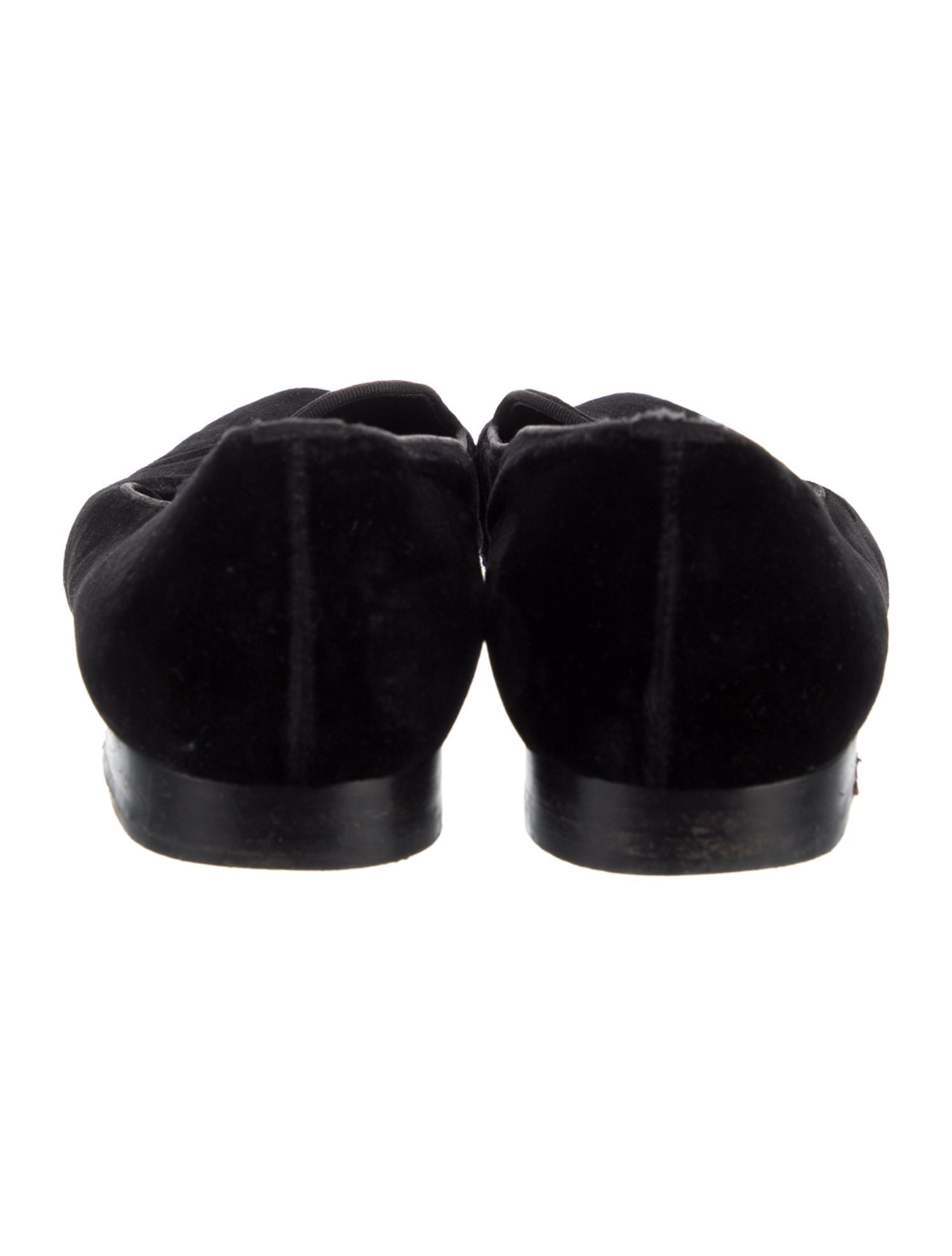 Saint Laurent Velvet Loafers